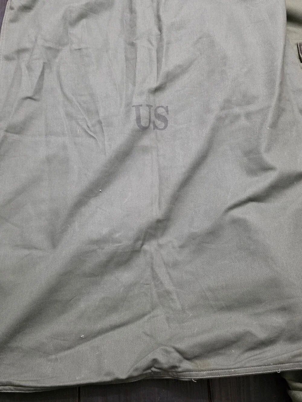 US Army 1974 Nylon Heavy Duty Duffel Bag With Extra Barracks Bag (Laundry)